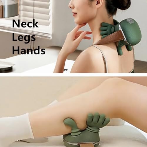 Master-style neck and shoulder massager, wireless portable massager for kneading the neck and shoulders, offering relaxation and heating. - Image 7